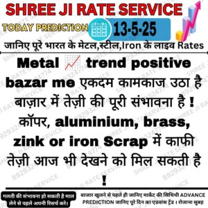 आज का मेटल आयरन स्क्रैप रेट और अपडेट