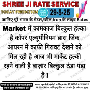 आज का मेटल आयरन स्क्रैप रेट और बाजार की ताज़ा जानकारी