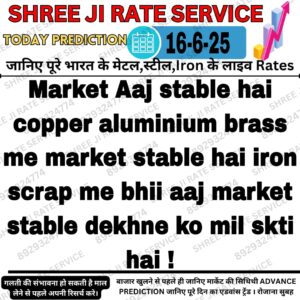 आज का मेटल आयरन स्क्रैप रेट