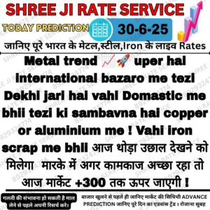 Aaj ka latest metal iron scrap rate – Loha kabad ke aaj ke daam.