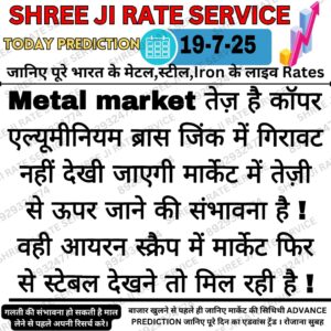 Aaj ka iron scrap rate – lohe ka raddi daam latest update