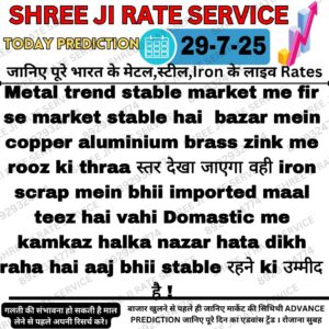 Aaj ka iron scrap rate – metal market se taza update
