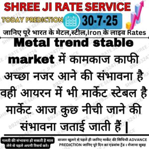 Aaj ka metal iron scrap rate – market se live update