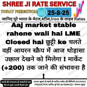 Aaj ka lohe ka raddi bhav – Metal Iron Scrap rate today in India