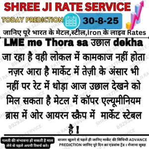 Aaj ka lohe ka raddi bhaav – Iron Scrap Price Update
