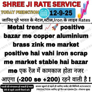 Aaj ka iron scrap rate – lohe ke raddi ke taja bhav aur market update.