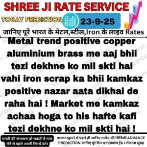 Aaj ka iron scrap rate – taja loha bhav India mein