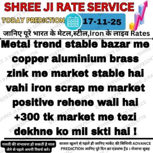 Metal iron scrap today latest rate update and market trend information in India