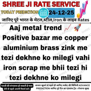 Metal iron scrap today ka latest market rate aur price trend update