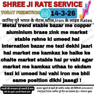 Today metal iron scrap price prediction and market trend update